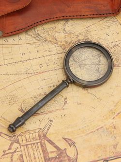 Nautical Морская лупа в кожаном футляре