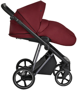 Детская коляска Roan Sol Luxury 3 в 1 с автокреслом Tutis Elo Black RSL/4041 Porto/Nikiel