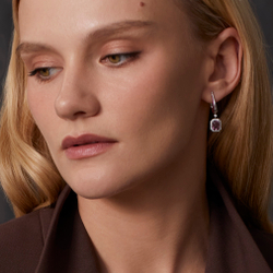 Серьги со Шпинелью и Бриллиантами, Е0143-13/1