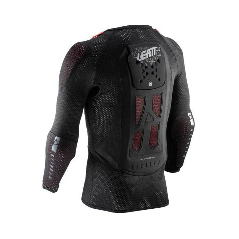 LEATT Мотозащита панцирь Body Protector AirFlex Stealth черная моточерепаха