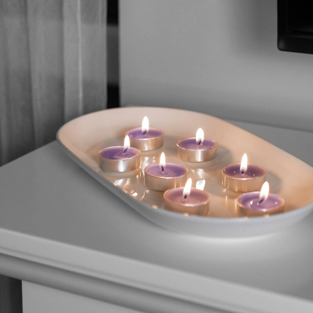 Набор ароматических свечей DOFTFARMALJUS, 30 шт, 38 мм, ежевика и сирень