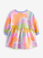 Платье для девочки Next 429-702, Сиреневый, Оранжевый