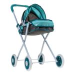 Коляска для куклы лежачая, пакет 918D-15