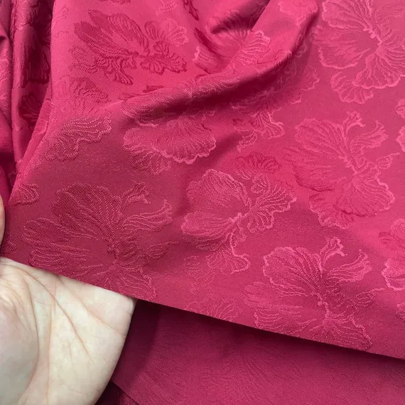 Микрофибра бордо жаккард, Lauma