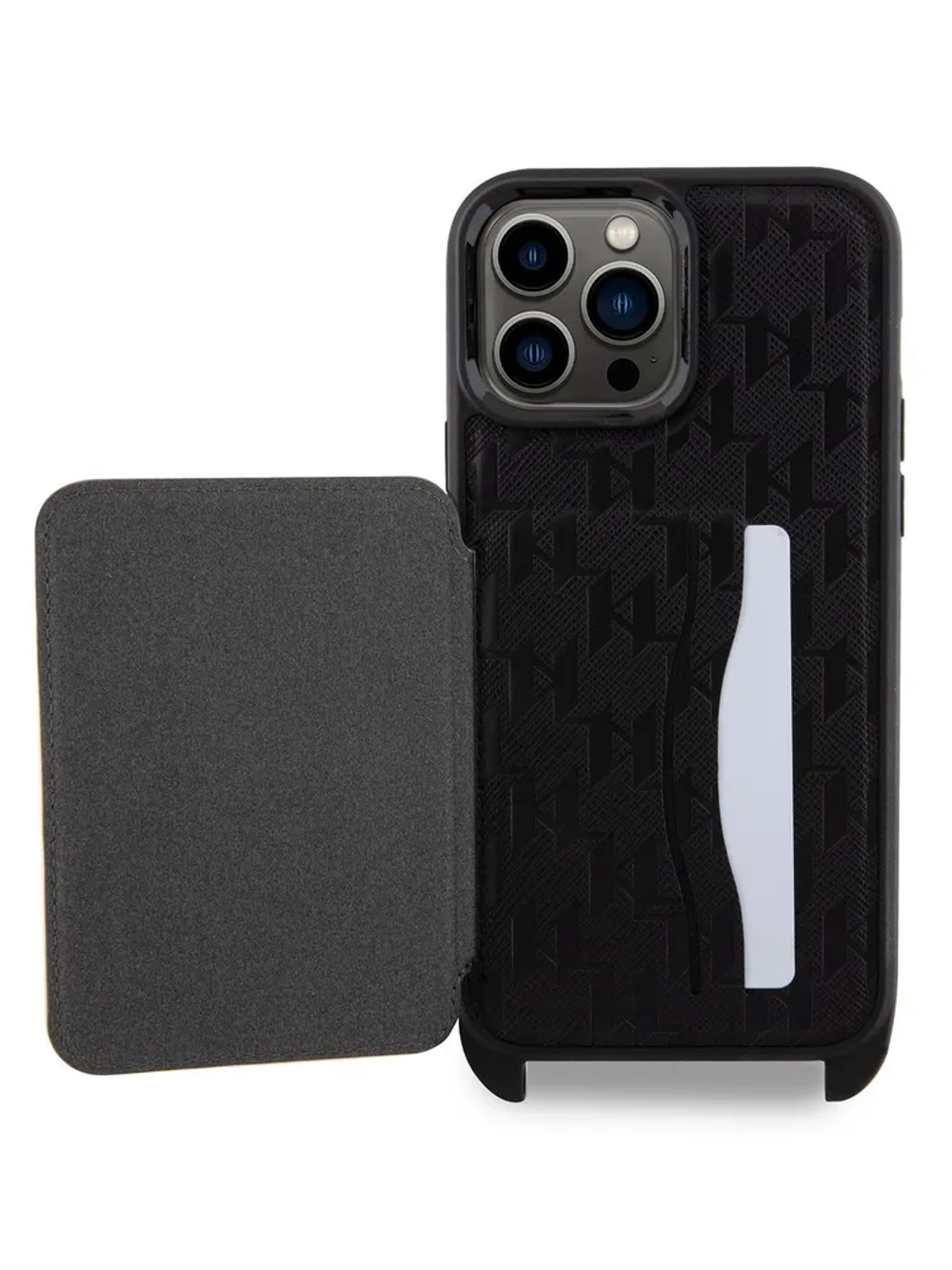Чехол Karl Lagerfeld с ремешком через плечо и картхолдером для iPhone 15 Pro Max