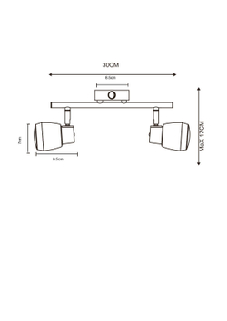 Бра Arte Lamp Cuffia A5621AP-2CC