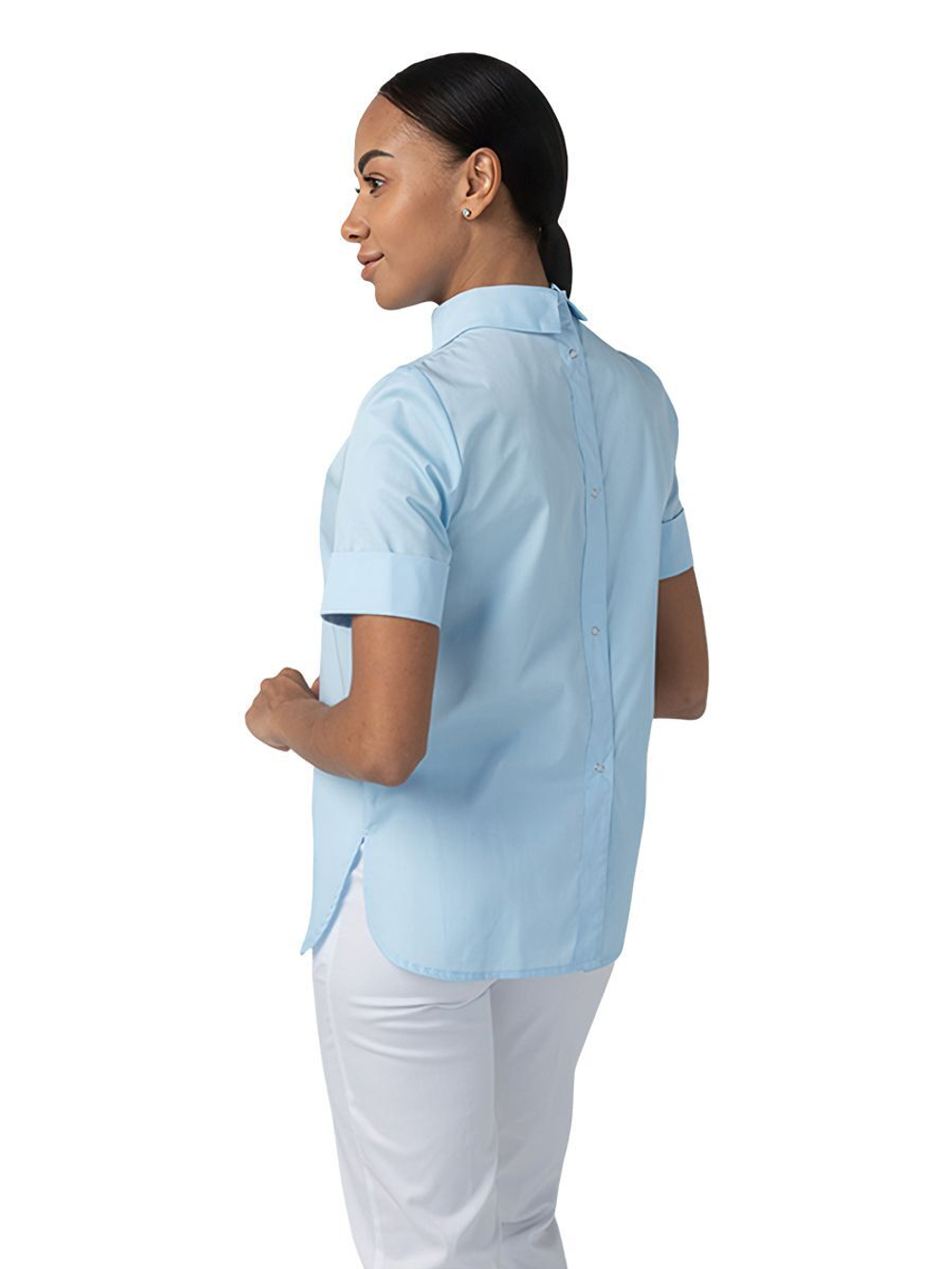 Туника медицинская женская Dr. Nice DRN180 на кнопках сзади, белый, 44