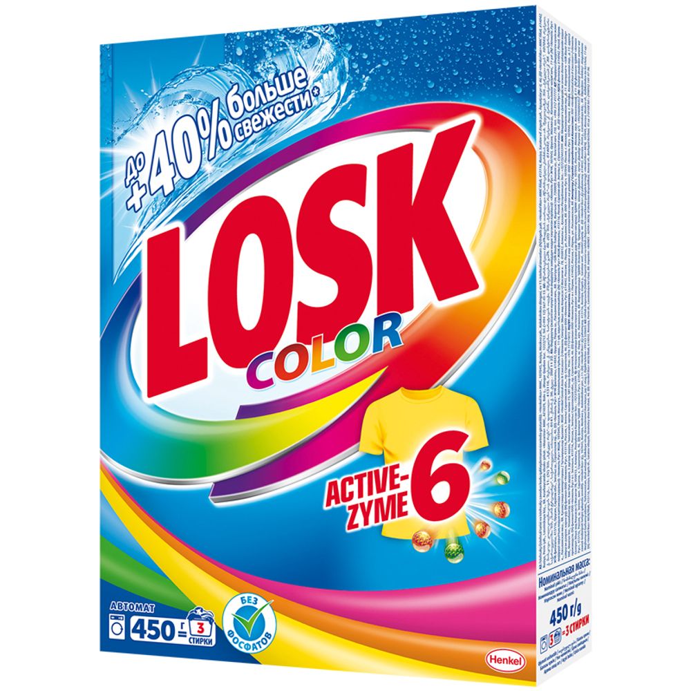 Стиральный порошок Losk Color, автомат, 450 г