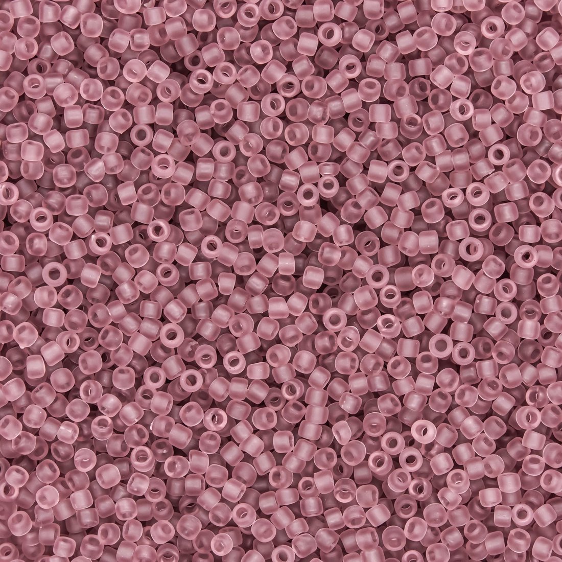 Японский бисер TOHO Round 15/0 (№6F), прозрачный матовый
