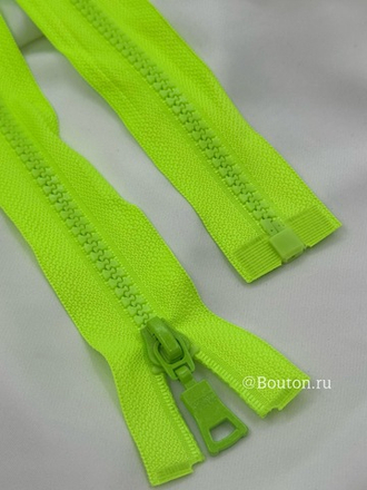 Молния тракторная неоновый зеленый