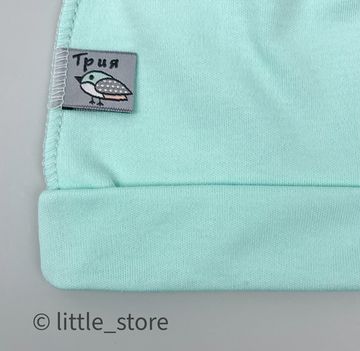 Шапочка хлопковая Ментоловая