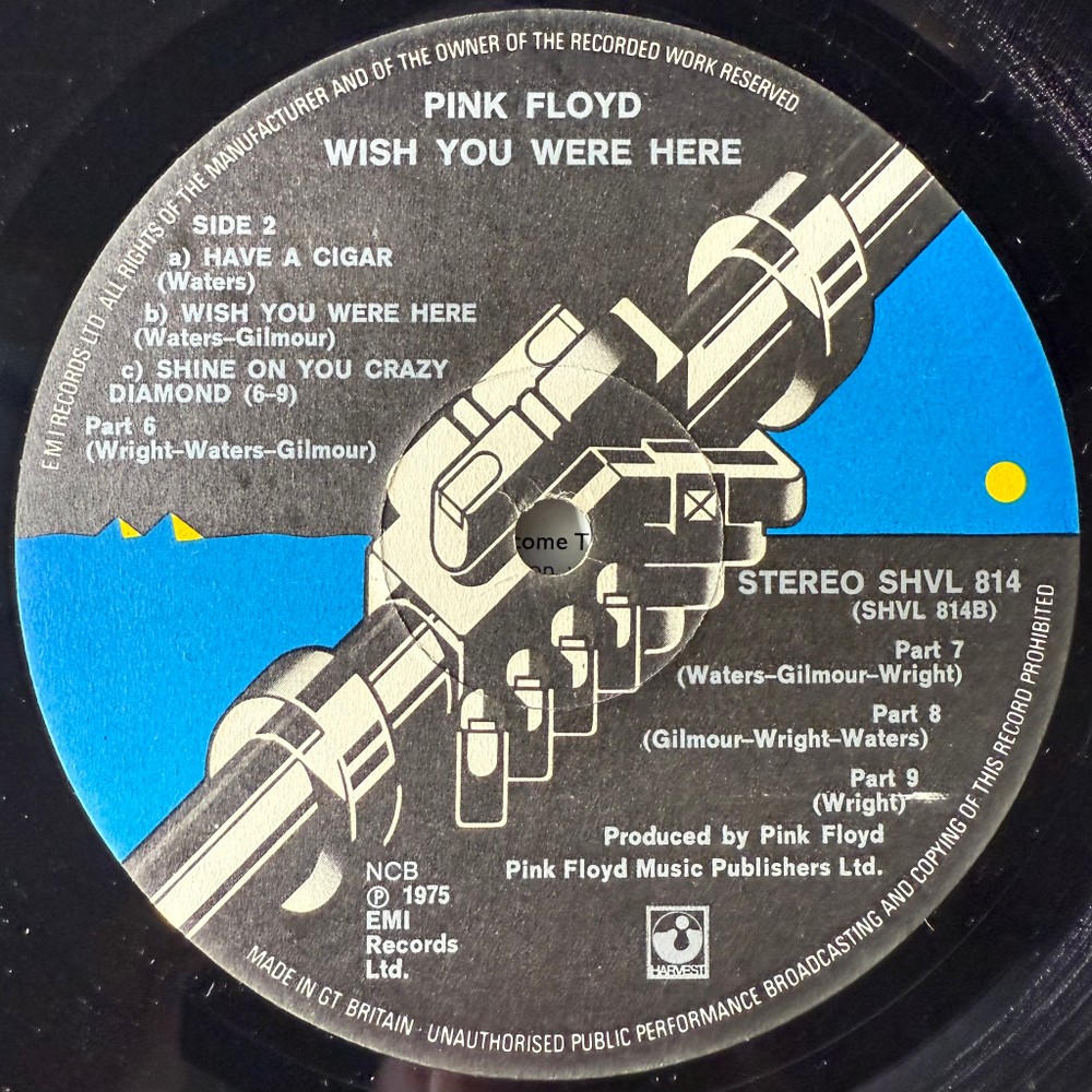 Pink Floyd ‎– Wish You Were Here (Скандинавия 1975г.)