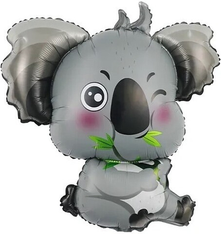 Шар с клапаном (14''/36 см) Мини-фигура, Коала, 1 шт. В239