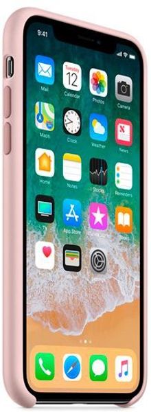 Клип-кейс Apple Silicone Case для iPhone X (розовый песок)