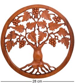 Decor and Gift 17-095 Панно резное «Дерево жизни» (суар, о.Бали)