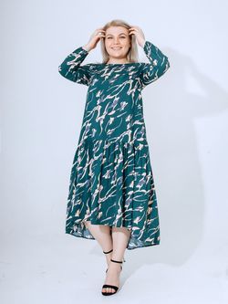 С-325 Платье из штапеля / большие размеры