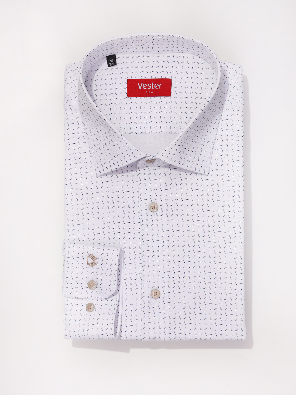 Сорочка мужская VESTER НОВИНКА, длинный рукав, бамбуковое волокно 54318 13