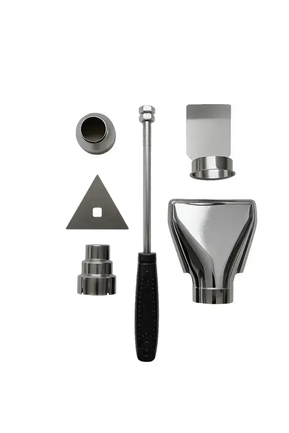 Фен строительный Bosch GHG 20-63, 2000вт, с регулировкой потока ветра и температуры, 4 насадки; технический фен Bosch