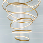 736483 Люстра ROTONDA 293W LED 8471LM 120G ЗОЛОТО 3000K