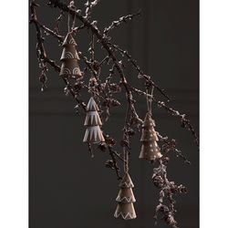 Набор елочных украшений из папье-маше Zero waste из коллекции New Year Essential, 4 шт.