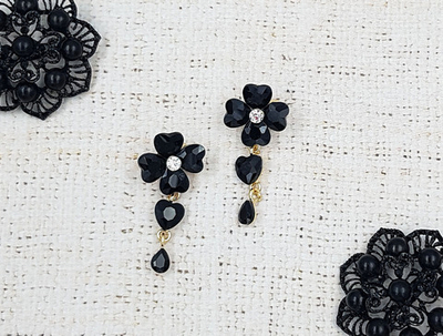 Брошь, р. 5х2 см, чёрный