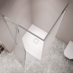 Душевой уголок RGW SV-030 (Матовое-Сатинат, 1000x1000)