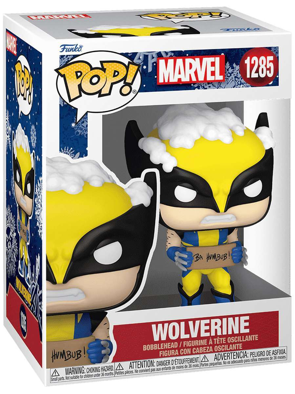 Фигурка Funko POP! Bobble Marvel Holiday Wolverine w/ Sign (1285) 72191