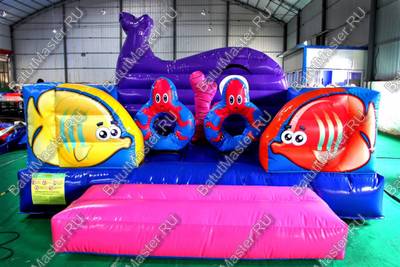 Коммерческий надувной батут "Морское царство 2"