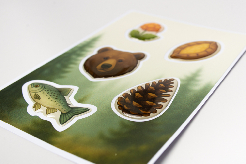 Набор 3D наклеек