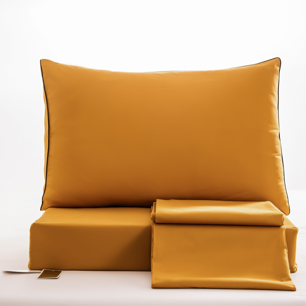 Комплект постельного белья Однотонный Сатин Элитный OCE013