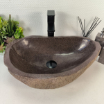 Раковина из речного камня RS-65568 53*37*15 0857