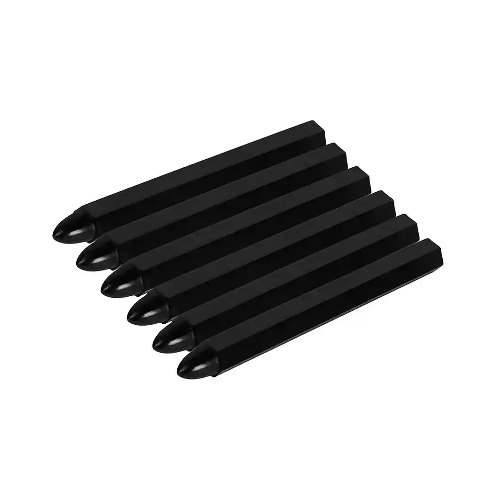 Мелки маркировочные КОБАЛЬТ восковые. чёрные. 120 мм. 6 ШТ.