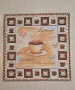 Декоративная гобеленовая салфетка Арабика 32х32