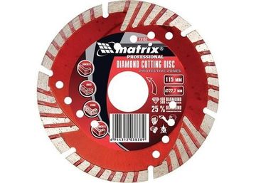 Диск алмазный отрезной сегментный 180x22,2 мм MATRIX PROFESSIONAL 73155