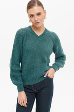 23166 Джемпер женский (бирюзовый)