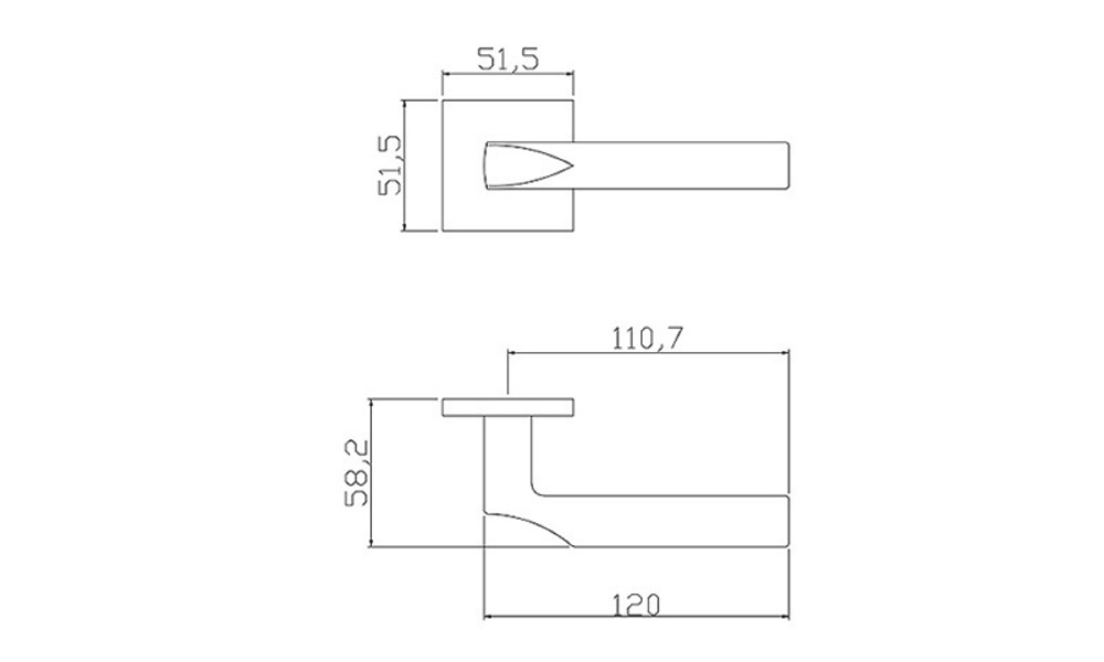 Ручка ADDENBAU SHELF S-559 BLACK