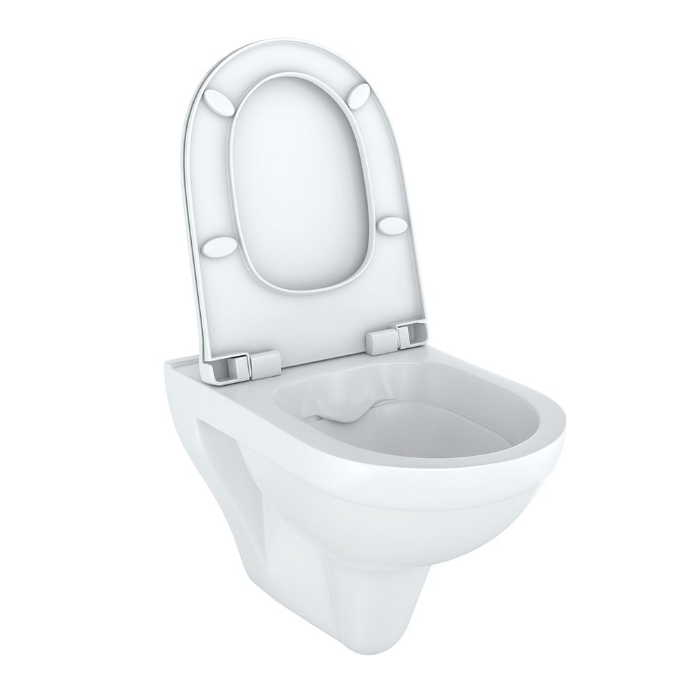 Унитаз подвесной безободковый "Старк" полипроп. м/лифт (Kirovit)