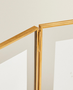 Zara Home Фоторамка из стекла, цвет прозрачный, 25 см
