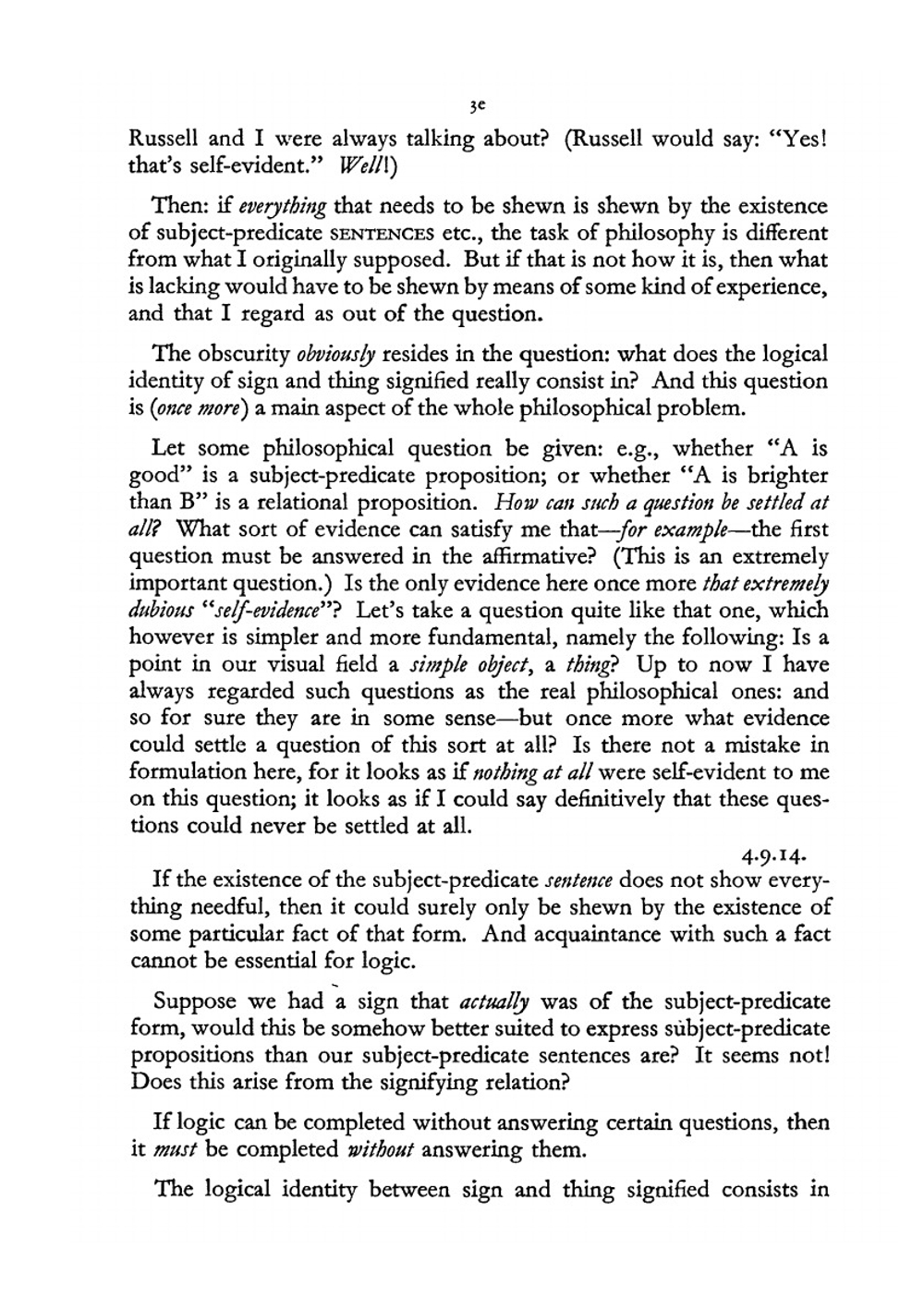 Notebooks 1914-1916 | Ludwig Wittgenstein