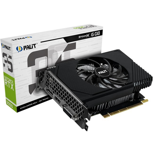 Видеокарта Palit GeForce RTX 3050 STORMX V1 6GB (NE63050018JE-1072F)
