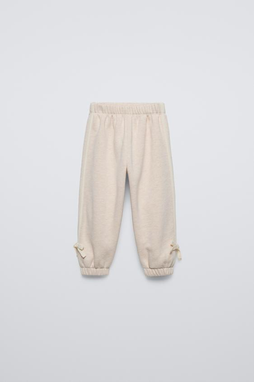 ZARA СПОРТИВНЫЕ БРЮКИ С ПОЯСОМ, ПЕСОЧНЫЙ