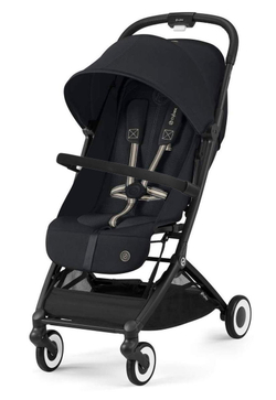 Прогулочная коляска Cybex Orfeo BLK Magic Black с дождевиком и бампером