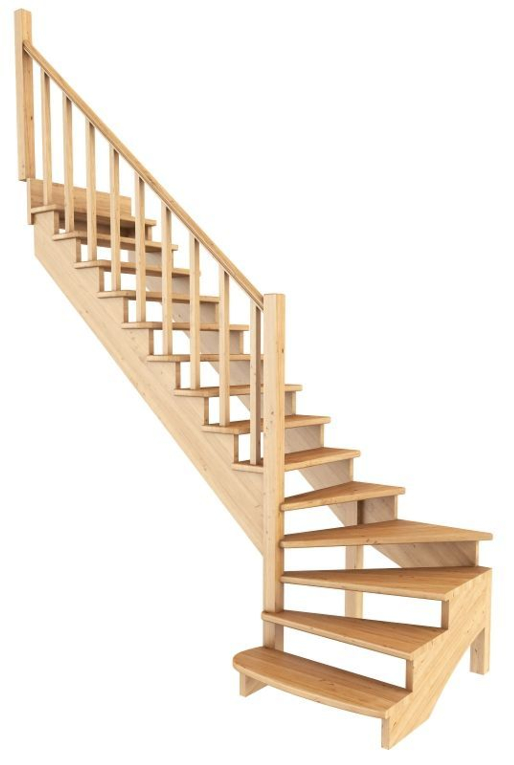 Лестница на второй этаж К-001м/7 Левая