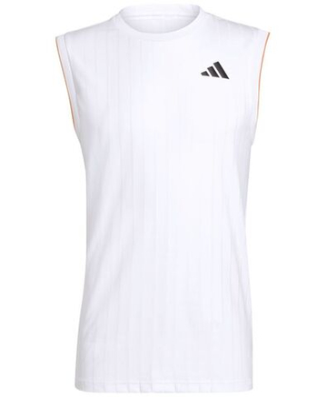 Мужская теннисная футболка Adidas Climacool Top Pro - white