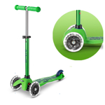 Самокат Mini Micro Deluxe LED Зелёный/синий