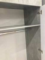 Шкаф многоцелевого назначения Инстайл ШК-29 бетон/белый