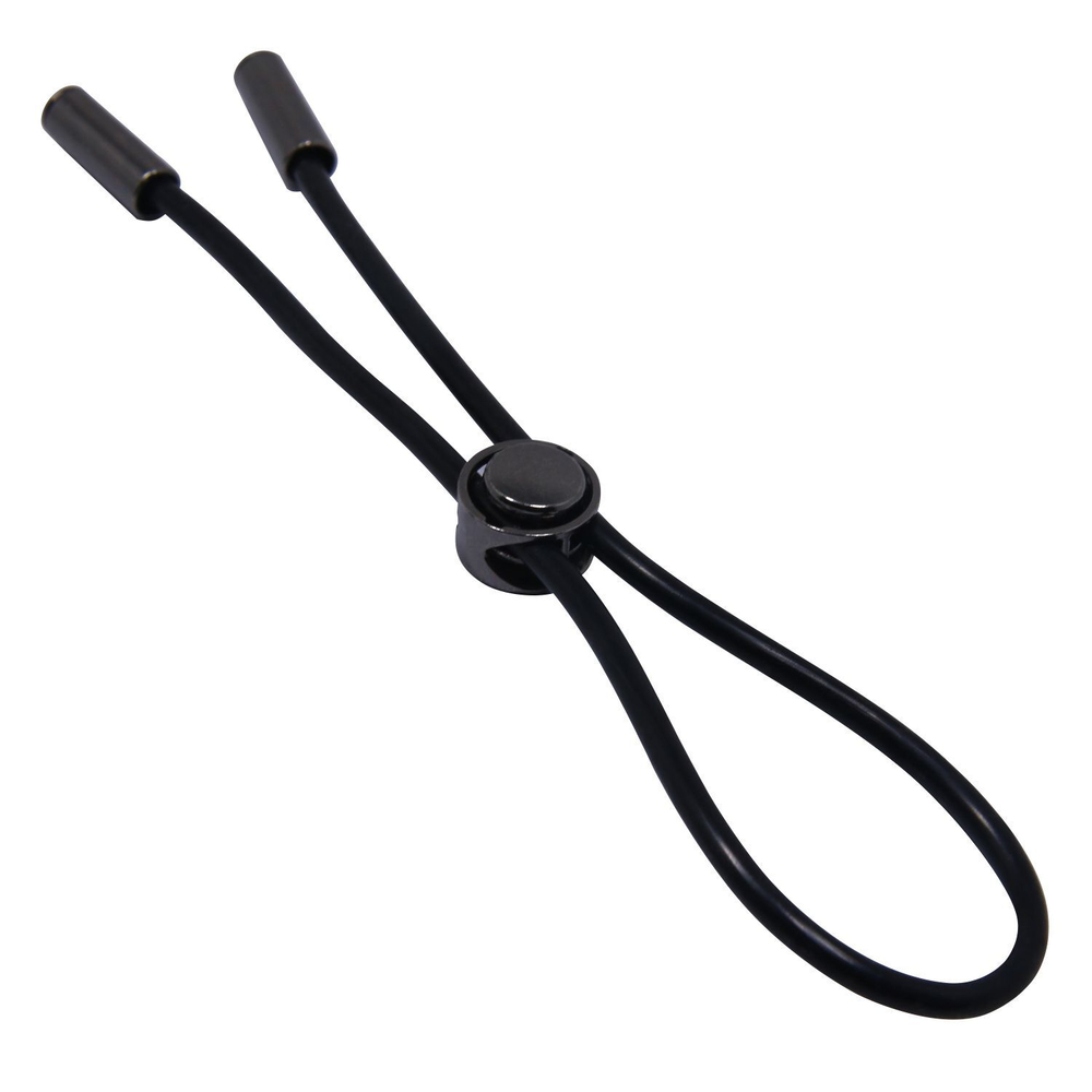 Черное эрекционное лассо (Цвет: черный)