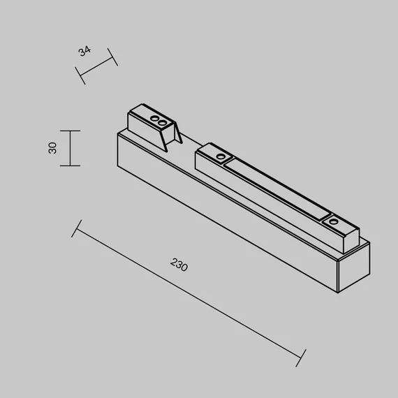 Источник напряжения встраиваемый Gravity, S35 48В, 200Вт, черный Technical trx010dr2-200b