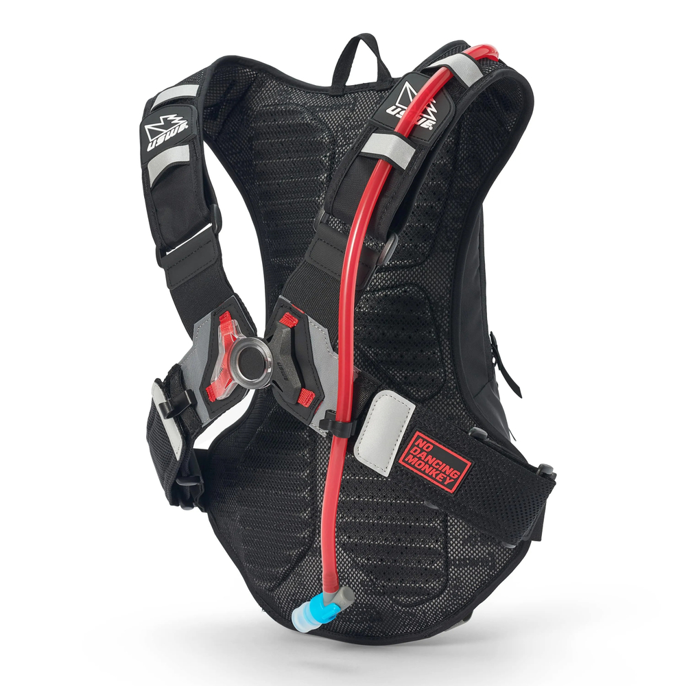 Рюкзак-гидропак USWE RAW 12L Hydration Pack (3L), Carbon Black 2026, Race Fit (84-110)