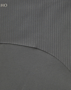 OYSHO Легинсы Comfortlux в рубчик с высокой посадкой длиной 65 см, антрацитовый